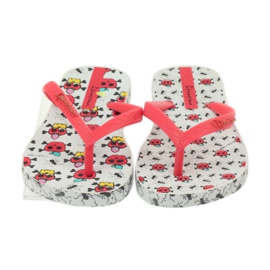 Hjemmesko børnesko Ipanema 81264 flip-flops til vand hvid rød