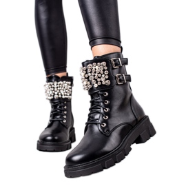 Seastar Stilfulde arbejdere med rhinestones sort
