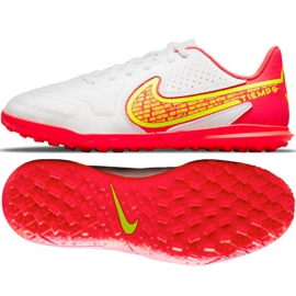Nike Tiempo Legend 9 Club Tf Jr DA1334 176 fodboldstøvler hvid hvid