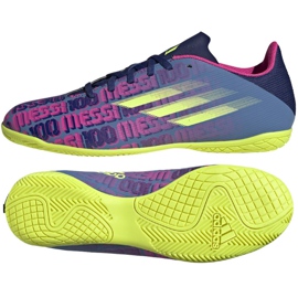 Adidas X Speedflow Messi.4 In M FY6921 fodboldstøvler marineblå flerfarvet marine blå