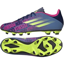 Adidas X Speedflow Messi.4 FxG M FY6923 fodboldstøvler marineblå flerfarvet marine blå