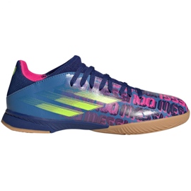 Adidas X Speedflow Messi.3 In Jr FY6901 fodboldstøvler flerfarvet blå