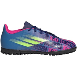 Adidas X Speedflow Messi.4 Tf Jr FY6911 fodboldstøvler flerfarvet blå
