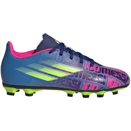 Adidas X Speedflow Messi.4 FxG Jr FY6933 fodboldstøvler flerfarvet blå