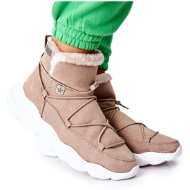 Varme snestøvler Big Star Beige II274263