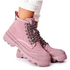 Læderstøvler Big Star II274367 Pink lyserød