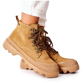 Læder Trappers Støvler Big Star II274366 Camel brun