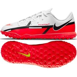Nike Phantom GT2 Club Tf Jr DC0827 167 fodboldsko flerfarvet hvid