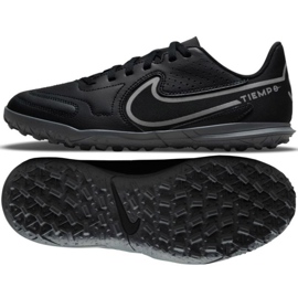Nike Tiempo Legend 9 Club Tf Jr DA1334 004 fodboldsko sort sort