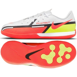 Nike Phantom GT2 Academy Ic Jr DC0816 167 fodboldsko gul, flerfarvet hvid