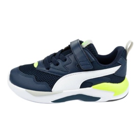 Puma X-Ray Jr 374395 21 sko sort marine blå