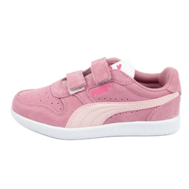 Puma Icra Jr 360756 35 sko hvid lyserød