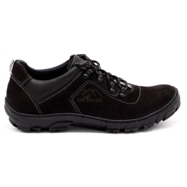 Olivier Mænds trekkingsko 7109 sort nubuck