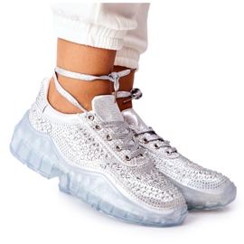 Sportssko med Cubic Zirconia Lu Boo sølv