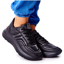 Sportssko til kvinder Memory Foam Big Star II274332 Sort