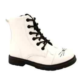 Piger lakerede støvler Miss 21DZ23-4309 White hvid