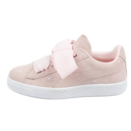 Puma Suede Heart Jr 365136 03 lyserød