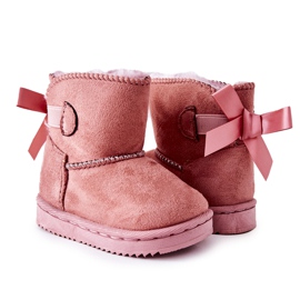FR1 Børns varme snestøvler Pink Funky lyserød