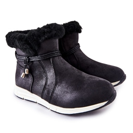 Børnesnestøvler Big Star BB374056BS Sort