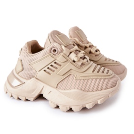 FR1 Freak Out Beige børnesneakers