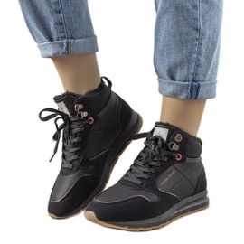 Black Cross Jeans Serna vintersko til kvinder sort