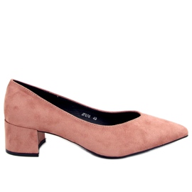 Pumps på lave hæle Millen Pink lyserød