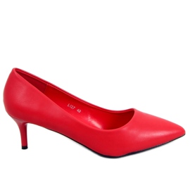 Pumps på en lav hæl Kate Red rød