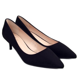 Pumps på en lav hæl Ann Black sort