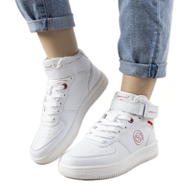 Cross Jeans Madrid hvide sneakers til kvinder
