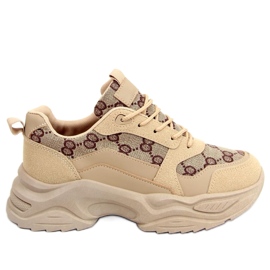 Isla Khaki trænere beige