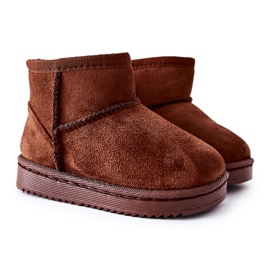 Børns varme støvler Snestøvler Brown Gooby brun