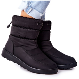 Vinceza Cathys sorte høje slip-on snestøvler