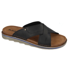 Inblu tøfler herresko 158M006 sort