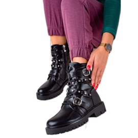 TRENDI Sorte arbejdere med rhinestones