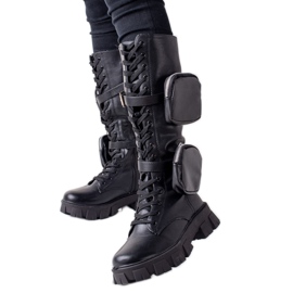 Best Shoes High Fashion sorte støvler