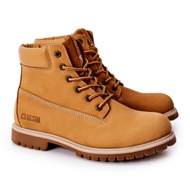 Læderstøvler Trappers Big Star II174264 Camel brun