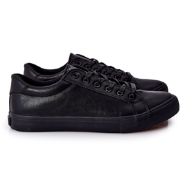 Læder Sneakers Big Star II174029 Sort