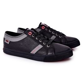 Herresneakers Cross Jeans II1R4004C Sort