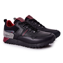 Sportssko til mænd Memory Foam Big Star Black II174090 sort