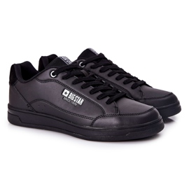 Memory Foam Big Star II174169 Sort læder sneakers