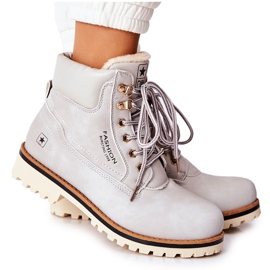 PE1 Kvinders Trappers Timberki Med Warming Light Grey Tiempo grå