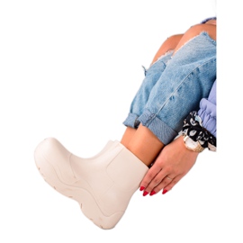 TRENDI Wellies på modeplatformen hvid