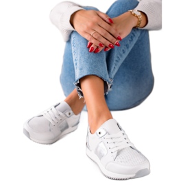 Hvide læder sneakers VINCEZA