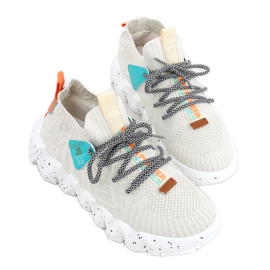 Højsål beige NB387 Beige sportssko
