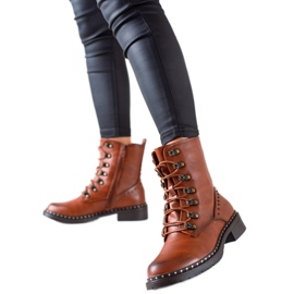 Super Me Casual Trappers Lavet af Eco Leather brun