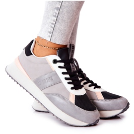 Sportssko Memory Foam Big Star II274398 Grå-Sort