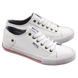 Øko -læder sneakers M Big Star DD174260 hvid