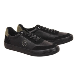 Lavt øko-læder Big Star M II174008 sorte sneakers