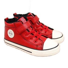 Sneakers Big Star Jr GG374034 rødisoleret brun