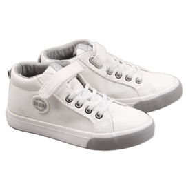 Øko-læder Big Star W EE374002 hvide sneakers